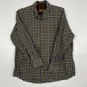 Barbour Country Shirt Mens XL Multicolor Check Flannel Button Down Long Sleeve